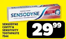 Usave SENSODYNE CAVITY & SENSITIVITY TOOTHPASTE offer