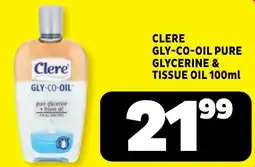 Usave Clere Glycerine & Tissue Oil offer