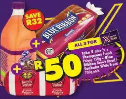 Shoprite Blue Ribbon Brown Bread offer