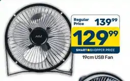 Pick n Pay Hypermarket AIM 19cm USB Fan offer