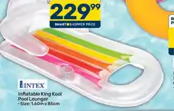 Pick n Pay Hypermarket Intex Inflatable King Kool Pool Lounger offer