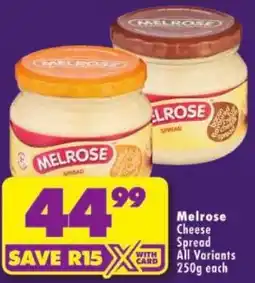 Shoprite Melrose Cheese Spread offer
