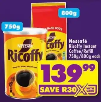 Nescafe Ricoffy Instant Coffee