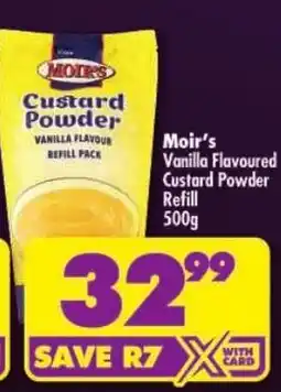 Shoprite Moir's Custard Powder offer