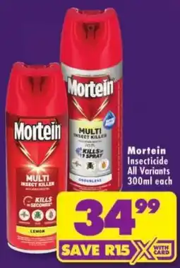 Shoprite Mortein Multi Insect Killer offer