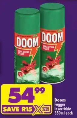 Shoprite Doom Fogger Insecticide offer