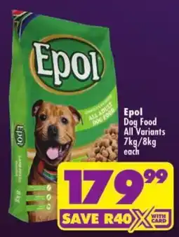 Shoprite Epol Dog Food offer