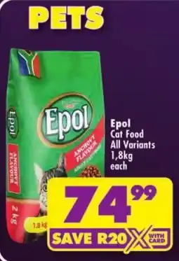 Shoprite Epol Cat Food offer