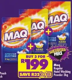 Shoprite Maq Washing Powder offer
