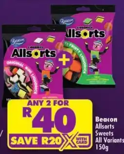 Shoprite Beacon Allsorts Sweets offer