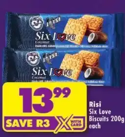 Shoprite Six Love Biscuits offer