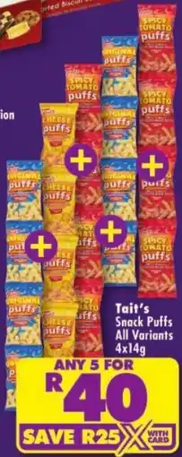 Shoprite Tait's Snack Puffs offer