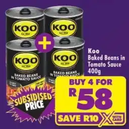 Shoprite Koo Baked Beans in Tomato Sauce offer