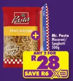 Shoprite Mr. Pasta Macaroni/Spaghetti offer