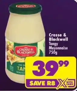 Shoprite Crosse & Blackwell Tangy Mayonnaise offer