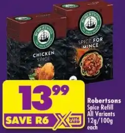 Shoprite Robertsons Spice Refill offer