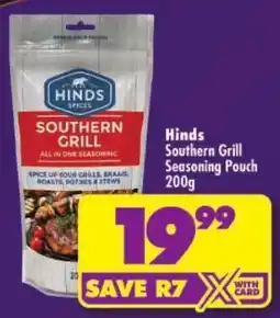 Shoprite Hinds Southern Grill Seasoning Pouch offer