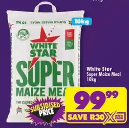 Shoprite White Star Super Maize Meal offer