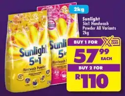 Shoprite Sunlight 5in1 Handwash Powder offer