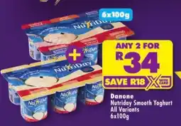 Shoprite Danone Nutriday Smooth Yoghurt offer