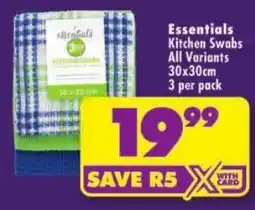 Shoprite Essentials Kitchen Swabs offer