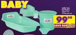 Shoprite Jolly Tots Bath Bucket Starter Set offer