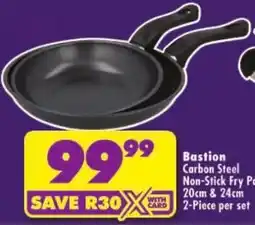 Shoprite Bastion Carbon Steel Non-Stick Fry Pan offer