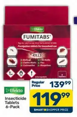 Pick n Pay Hypermarket Fumitabs Insecticide Tablets offer