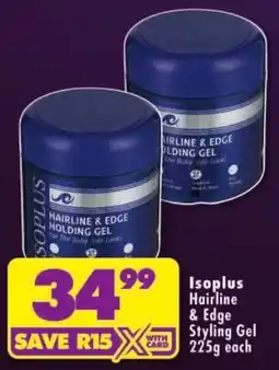 Shoprite Isoplus Hairline & Edge Styling Gel offer