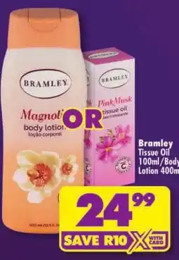 Shoprite Bramley Magnol body lotion offer