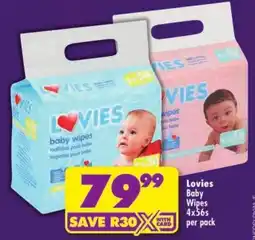 Shoprite Lovies Baby Wipes offer
