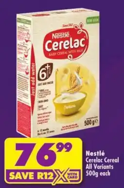 Shoprite Nestlé Cerelac Cereal offer