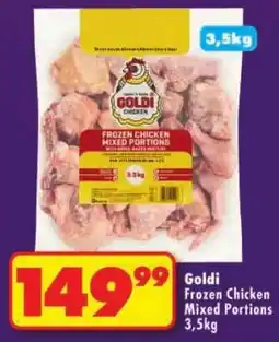 Shoprite Goldi Frozen Chicken Mixed Portions offer