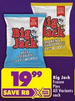 Shoprite Big Jack Frozen Pies offer
