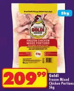Shoprite Goldi Frozen Mixed Chicken Portions offer