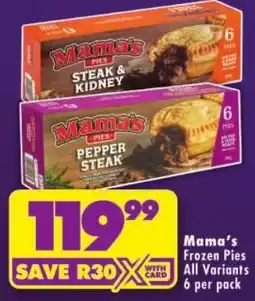 Shoprite Mama's Pies Frozen Pies offer