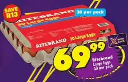Shoprite Ritebrand Large Eggs offer