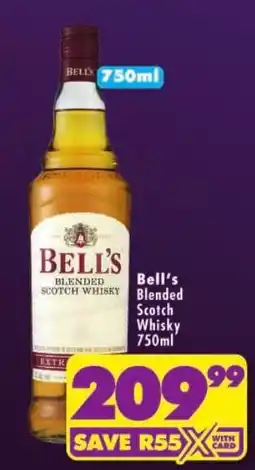 Shoprite Bell's Blended Scotch Whisky offer