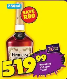 Shoprite Hennessy VS Cognac offer