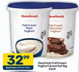 Pick n Pay Hypermarket Dewfresh Full Cream Yoghurt Assorted offer