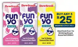 Pick n Pay Hypermarket Dewfresh Fun-Yo Drinking Snack Assorted offer