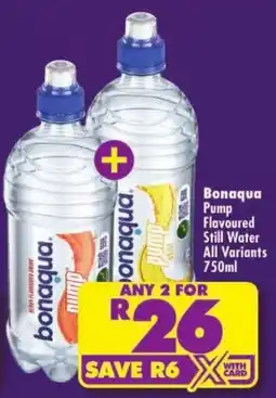 Shoprite Bonaqua Pump Flavoured Still Water offer