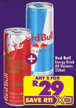 Shoprite Red Bull Energy Drink offer