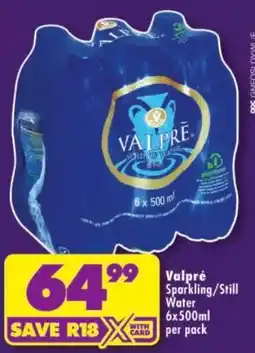 Shoprite Valpré Sparkling/Still Water offer