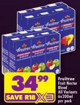 Shoprite Fruitree Fruit Nectar Blend offer