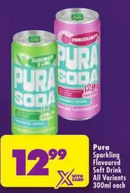 Shoprite Pura Sparkling Flavoured Soft Drink offer