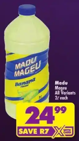 Shoprite Madu Mageu Banana offer