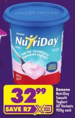 Shoprite Danone NutriDay Smooth Yoghurt offer
