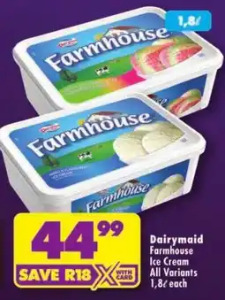 Shoprite Dairymaid Farmhouse Ice Cream offer