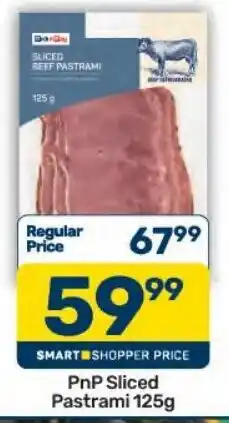 Pick n Pay Hypermarket PnP Sliced Pastrami offer